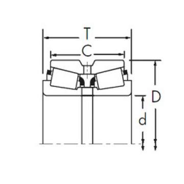 Bearing 835/834D+X1S-835 Timken