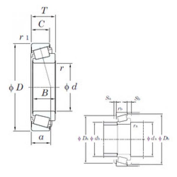 Bearing 841R/832 KOYO #3 image