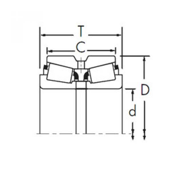 Bearing 841/834D+X2S-841 Timken #3 image