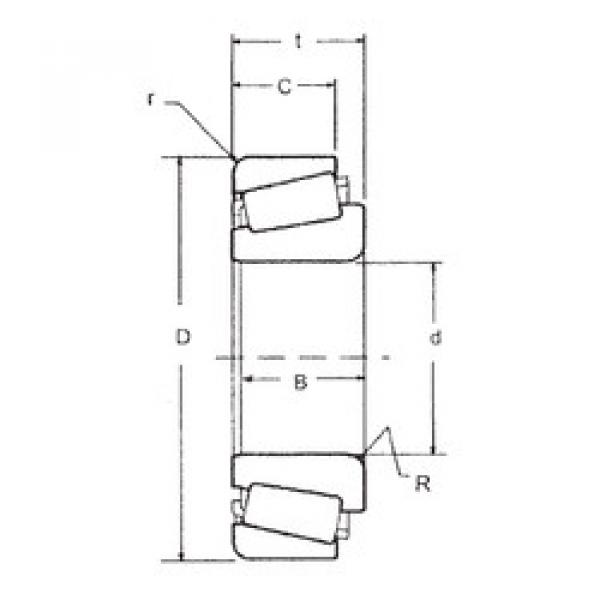 Bearing 842/832 FBJ #3 image