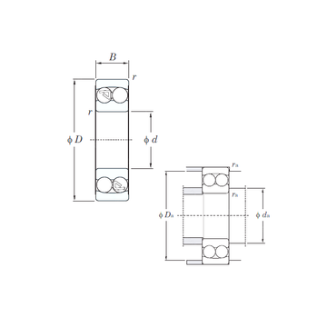 1306 KOYO Self Aligning Ball Bearings #1 image