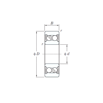 2201-2RS KOYO Self Aligning Ball Bearings #1 image